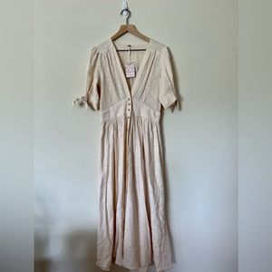 Free People NWT Love Of My Life Midi Dress